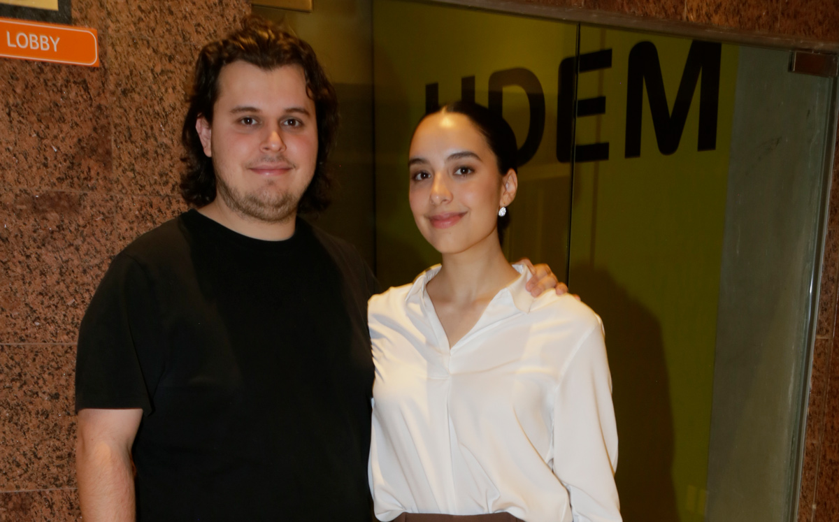 Christian Zenkel y Ana Sofía Fernández / Foto: Omar Valdez