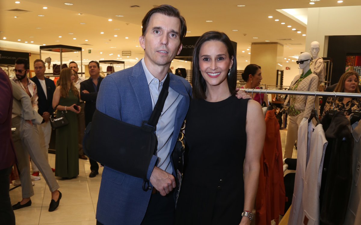 Marcelo De la Garza y Gaby Beltrán de De la Garza / Foto: Roberto Alvarado