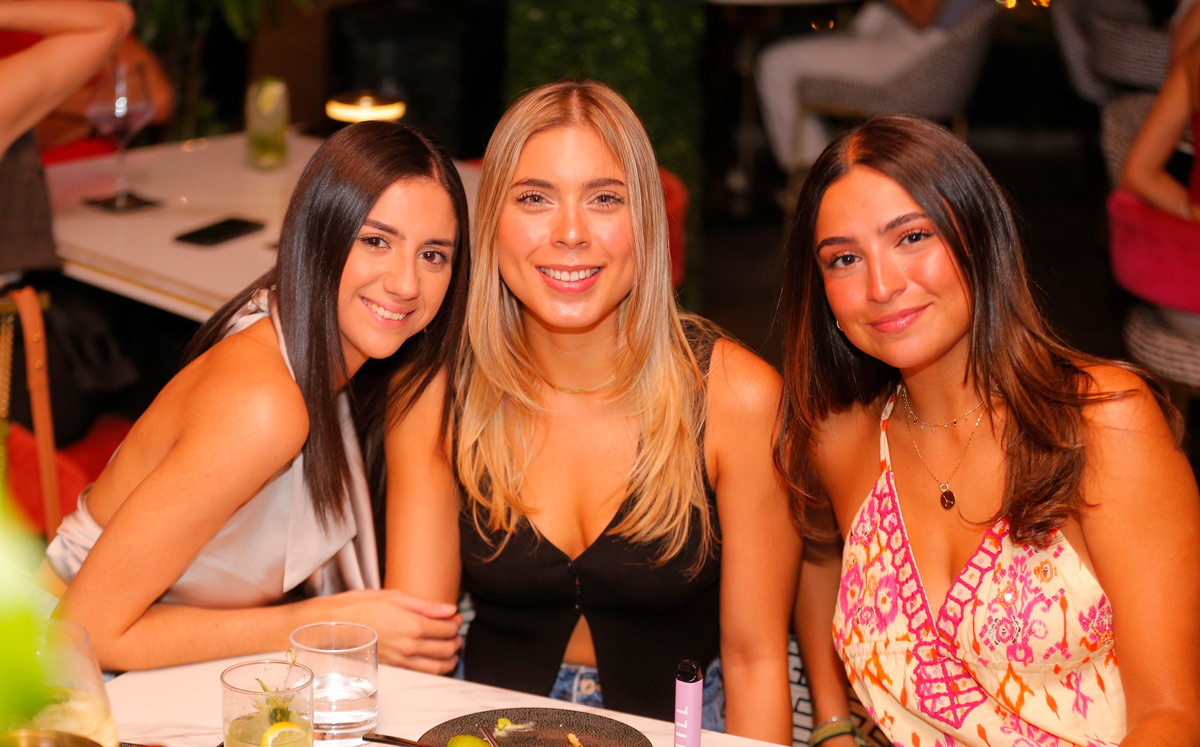 María José Torres, Ana Laura Villarreal y Sofía Salinas / Foto: Staff Chic