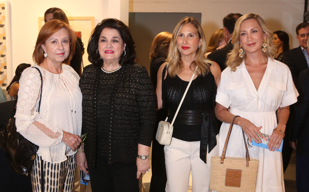 Sandra Salas, Alicia Boesch de Santos, Claudia Rodríguez de Santos y Marusa Martínez / Foto: Roberto Alvarado