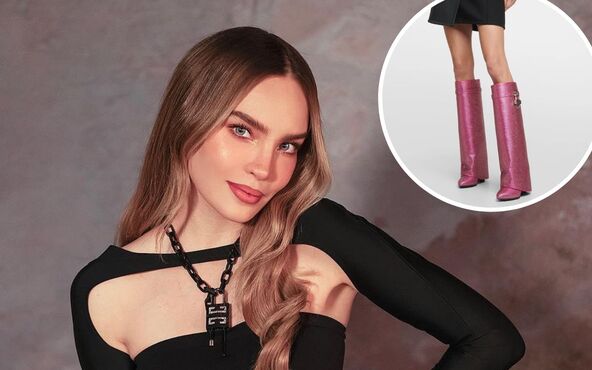Belinda presume botas Givenchy de 100 mil pesos en La Más Draga (Foto: Instagram)