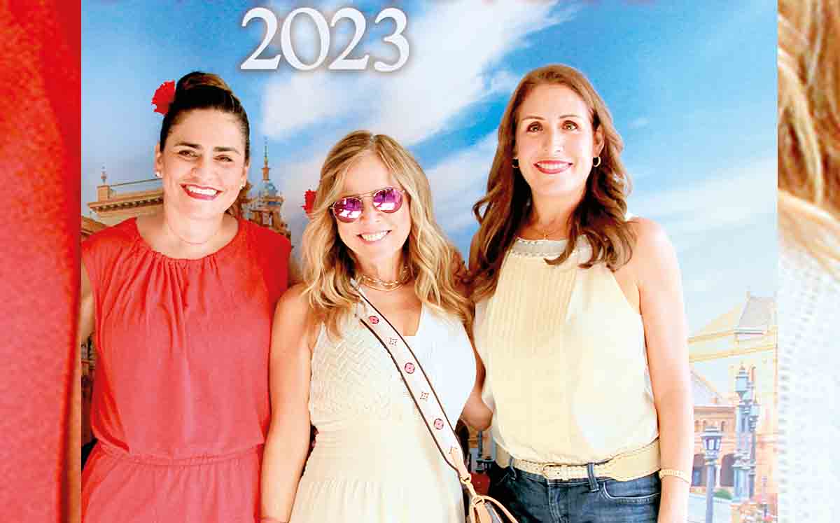 CLAUDIA ZAMUDIO, DOLORES TREVIÑO Y SARA GARZA disfrutaron de las diferentes dinámicas en la celebración a la Covadonga