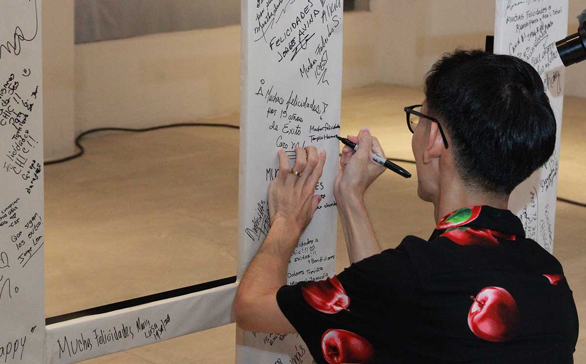 HAYATO SAITO nos conmovió con su mensaje en nuestras letras CHIC