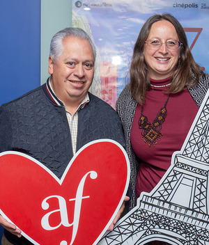Jorge Fuentes y Stephanie Suel