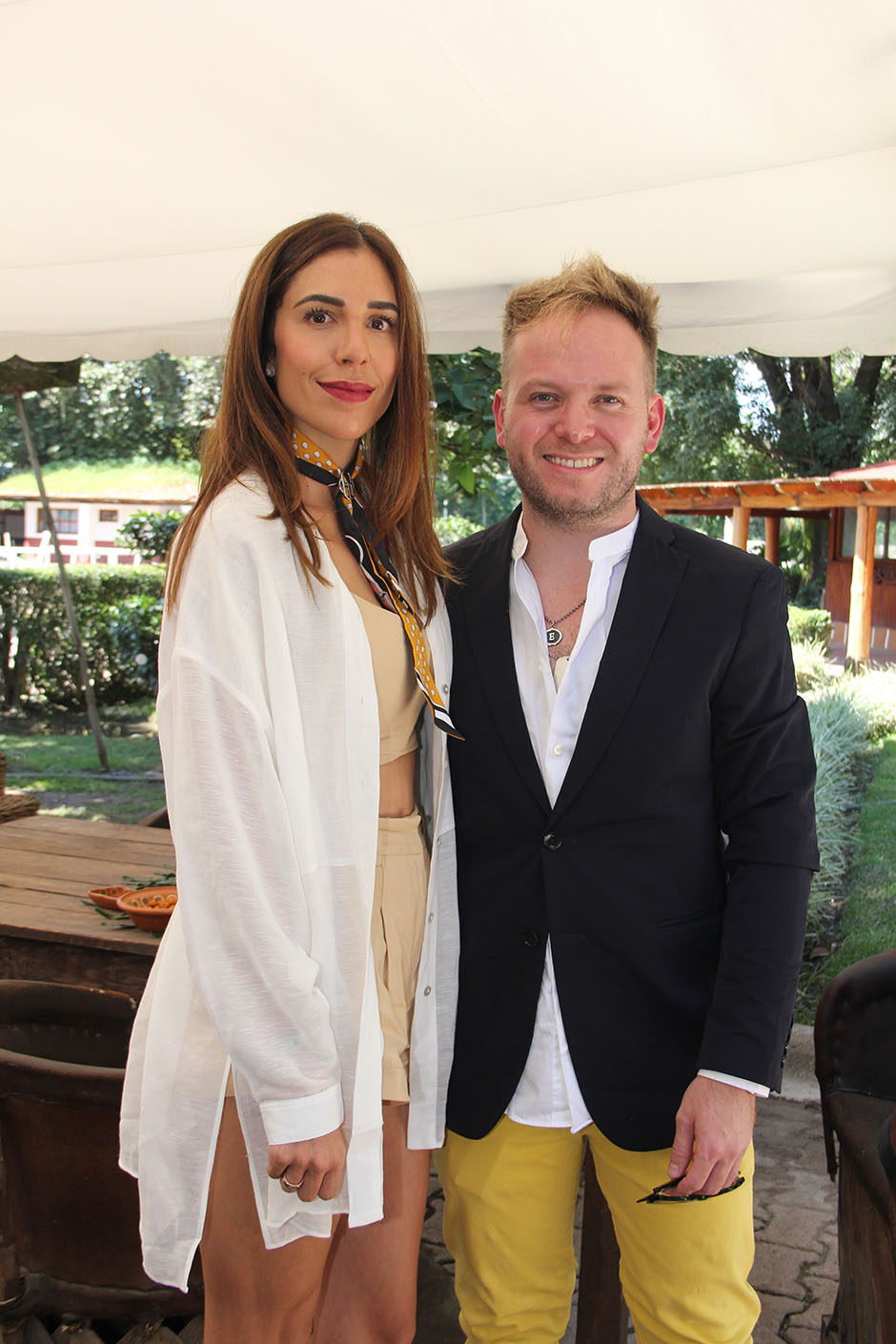 Regina Méndez y Eduardo Modesto.