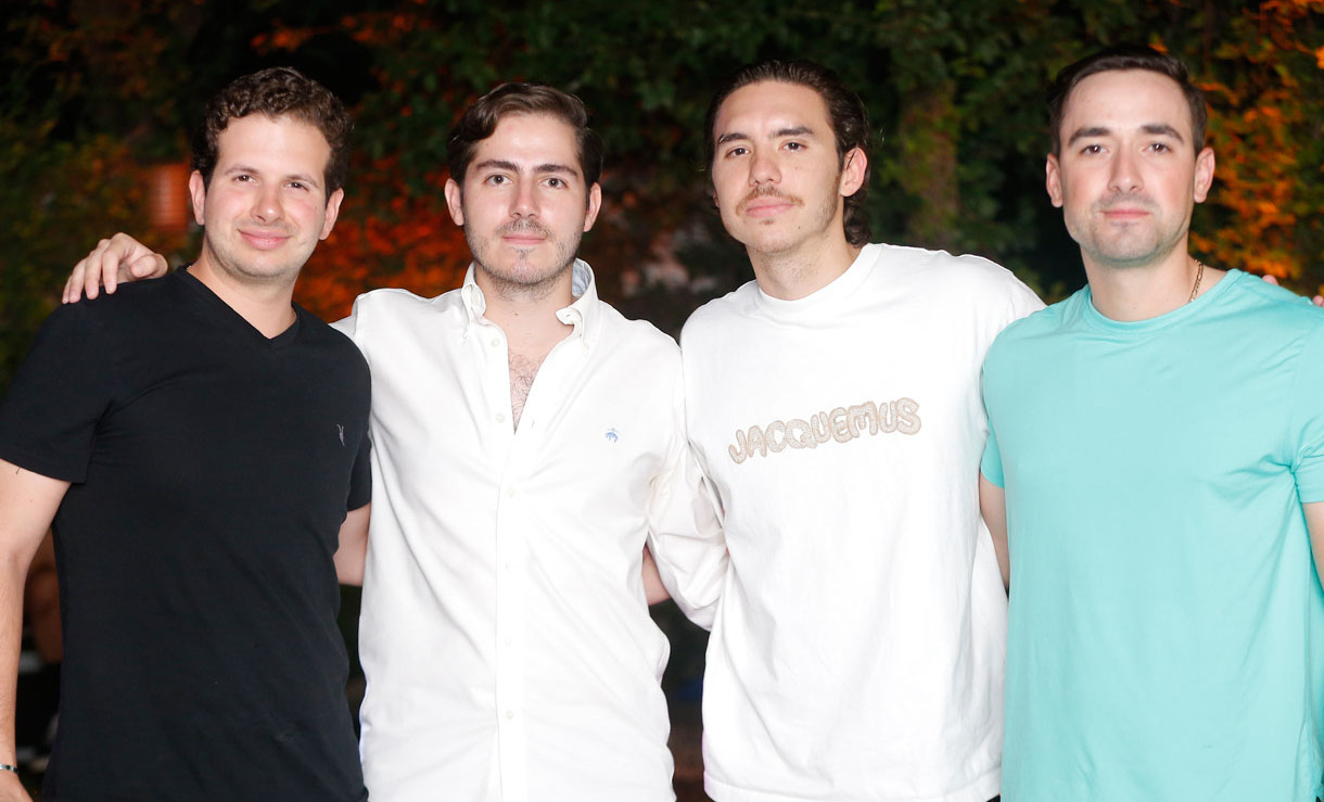 Óscar Escalante, Alejandro Azcárraga, Félix Tijerina y Pablo Castillo