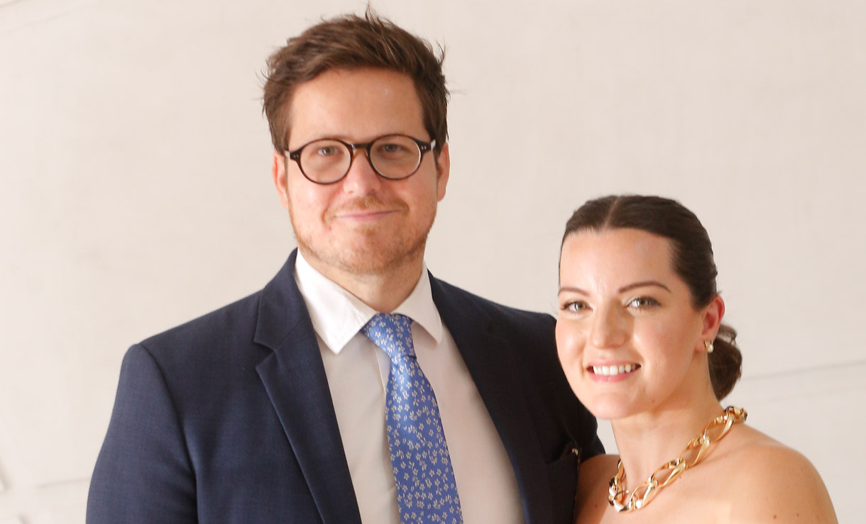 Fernando Familiar y Bárbara Bremer