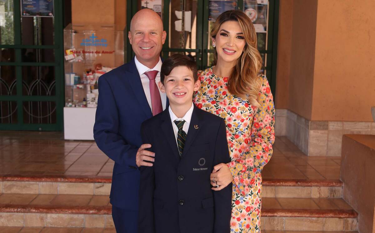 Mauricio Salazar, Antonella Michelena y Mauricio Salazar