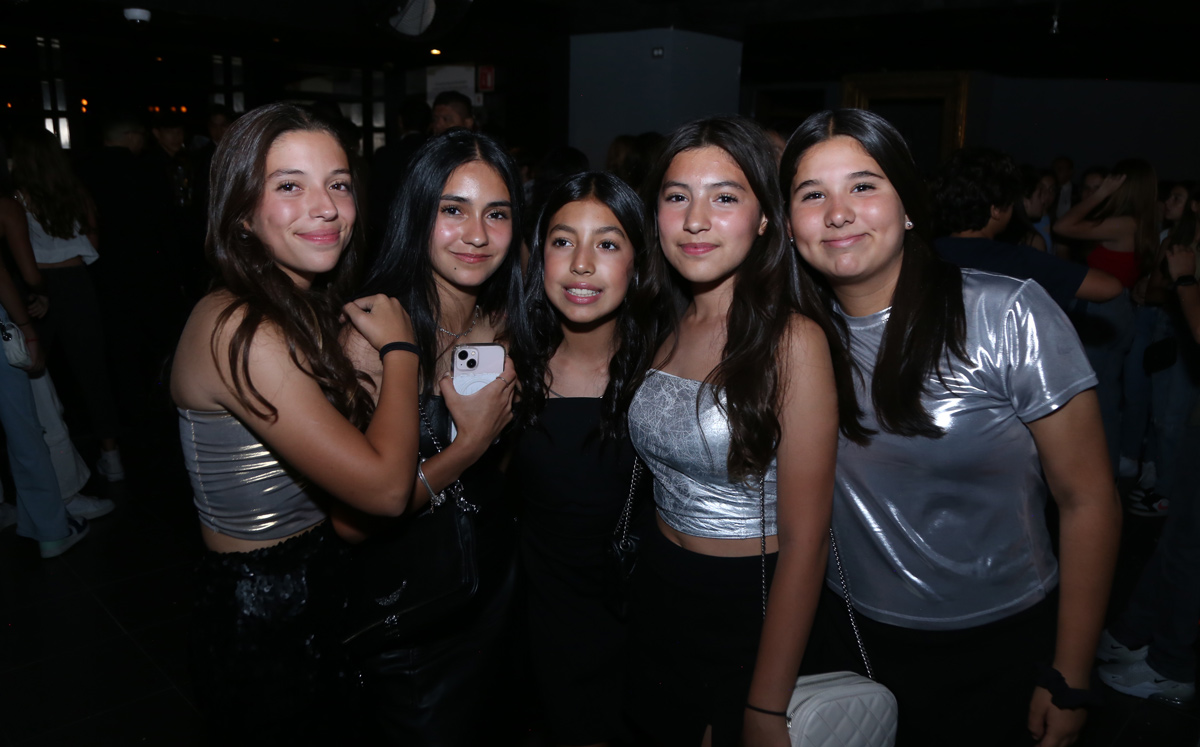 Regina González, Camila Flores, Isabella Ruiz, Viviana Martínez y Roberta Chapa / Foto: Roberto Alvarado