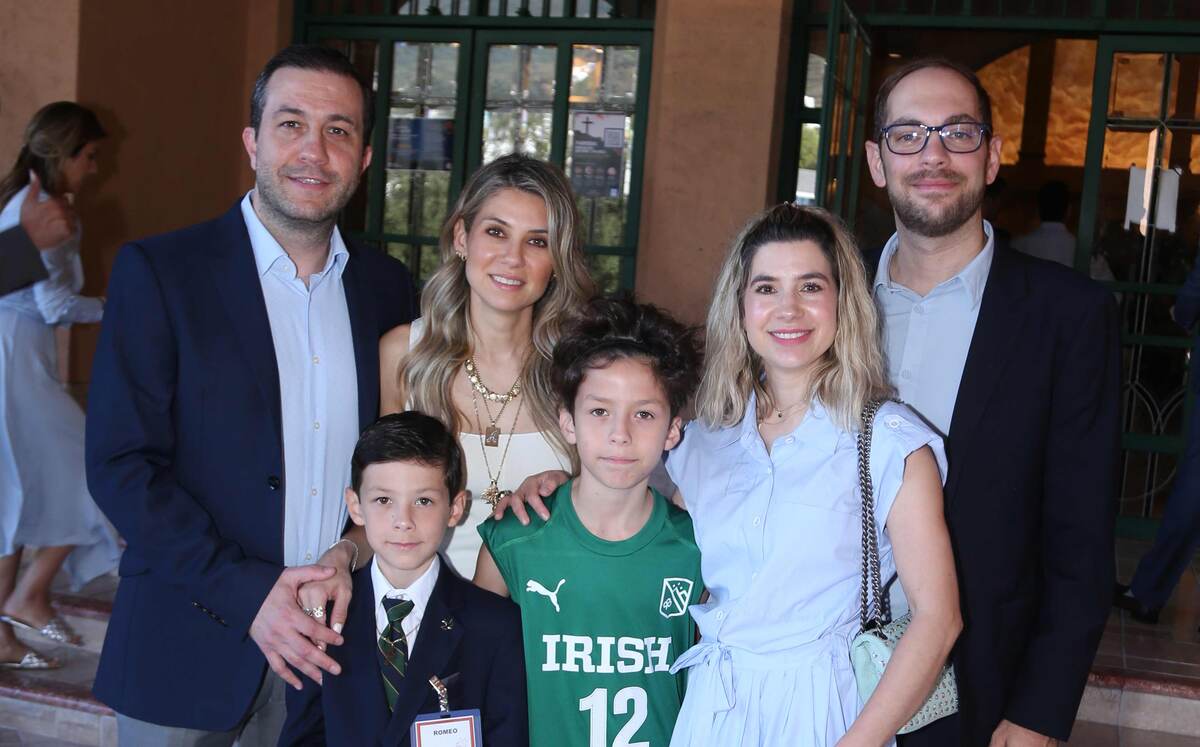 Ricardo Martínez, Mara Martínez, Zafrir Kamushevitz, Laura González, Romeo Martínez y Leonardo Martínez