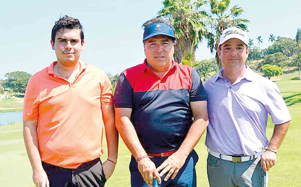 ENRIQUE GEREZ, JESÚS ALTAMIRANO Y FRANCISCO DE LA SERNA mostraron sus mejores swings en el torneo