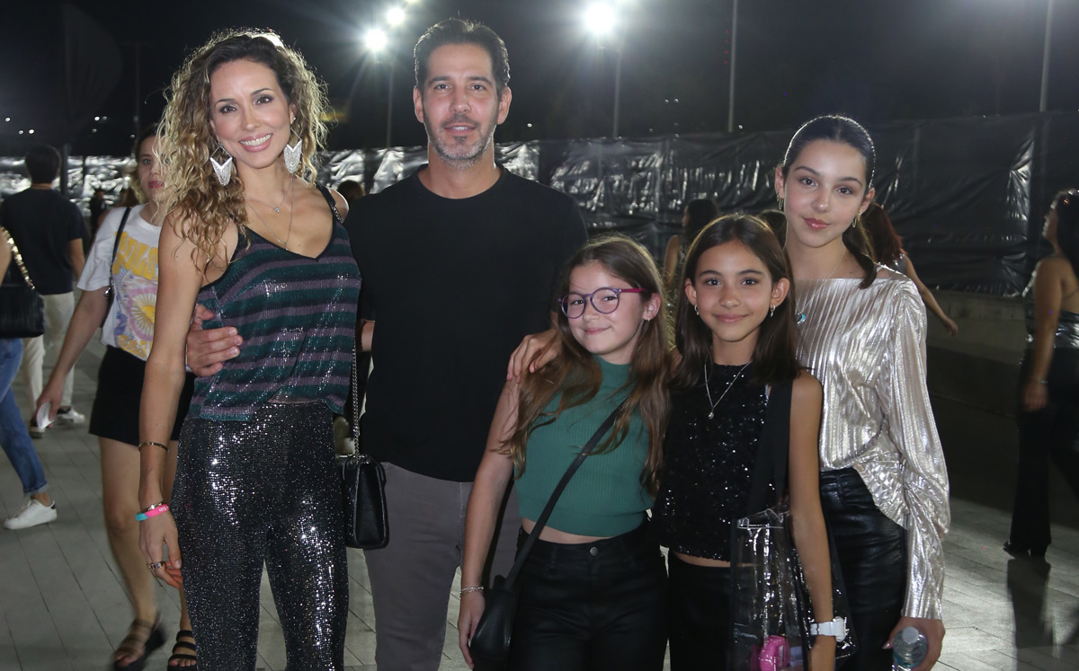 Adriana Franco de Saide, Raúl Saide, Vanessa Tamez, Alia Saide e Ivanna Saide / Foto: Roberto Alvarado