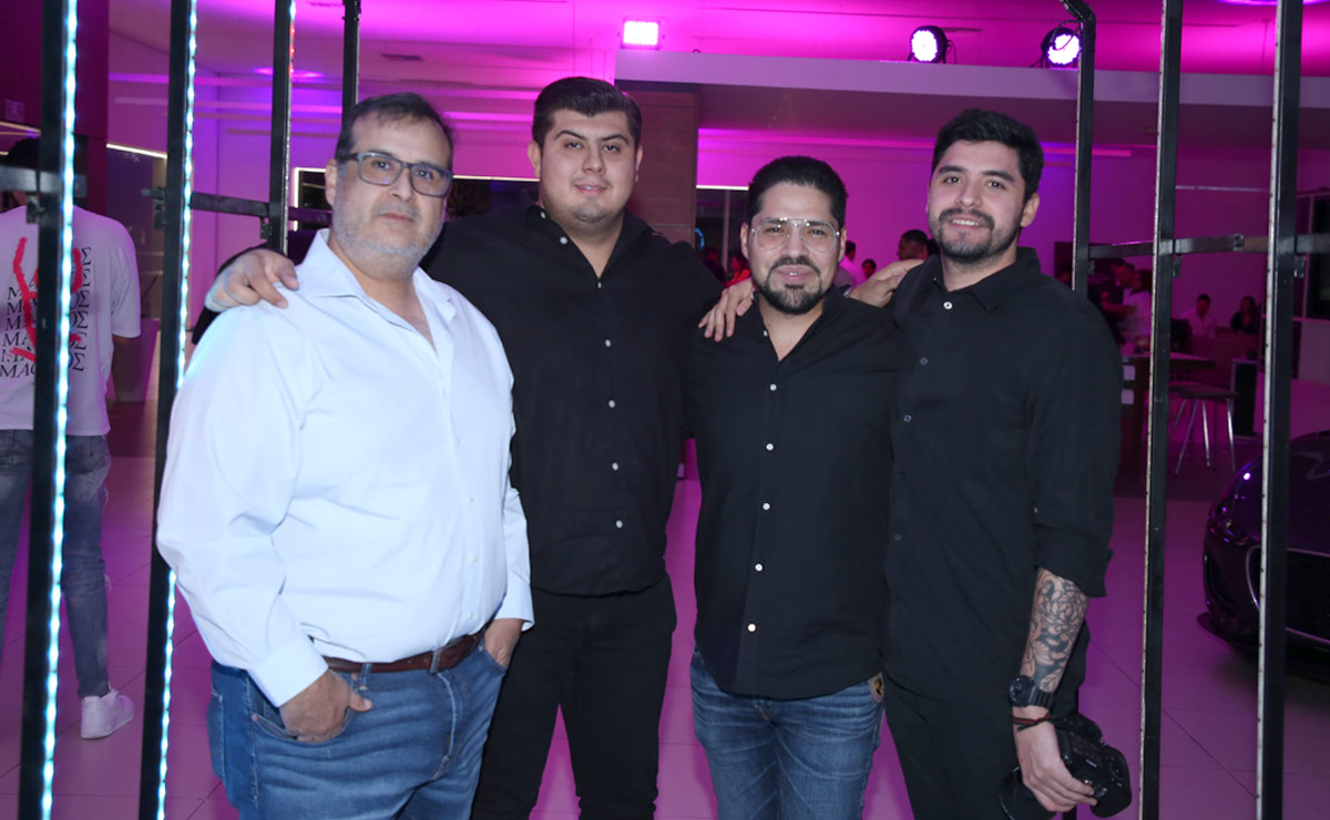 Alberto, Carlos, Emmanuel y Andrés