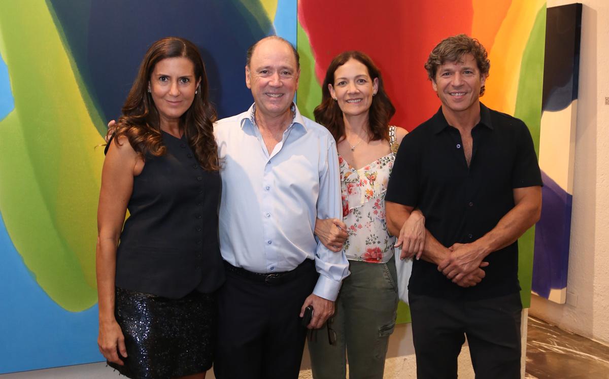 Claudia Farías de Herrera, Ignacio Martínez, Mónica Jaime y José Alberto Herrera / Foto: Roberto Alvarado