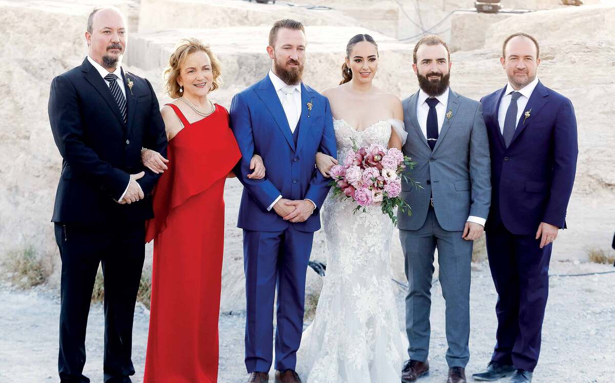 FAMILIA DEL NOVIO. Emanuele Gentiloni, Beatriz Arizpe, Fabio Gentiloni, Marifer Perez, Pedro Gentiloni y Blas Gentiloni