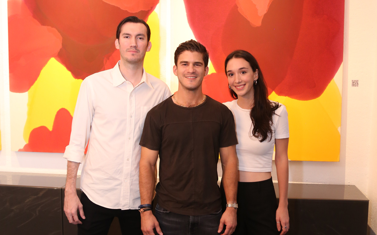 Félix De la Garza, Josealberto Herrera y Mariale Lemmen Meyer / Foto: Roberto Alvarado