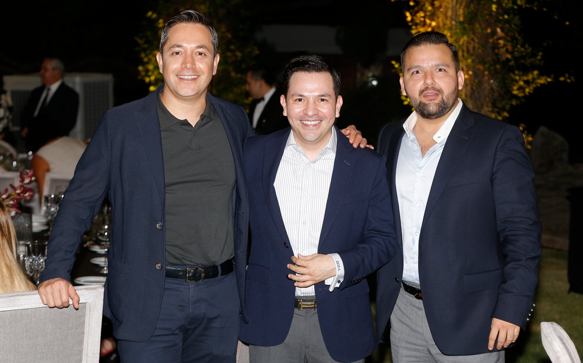 Juan Clariond, Mauricio Morales y Jorge Berlanga / Foto: Daniel Saldívar