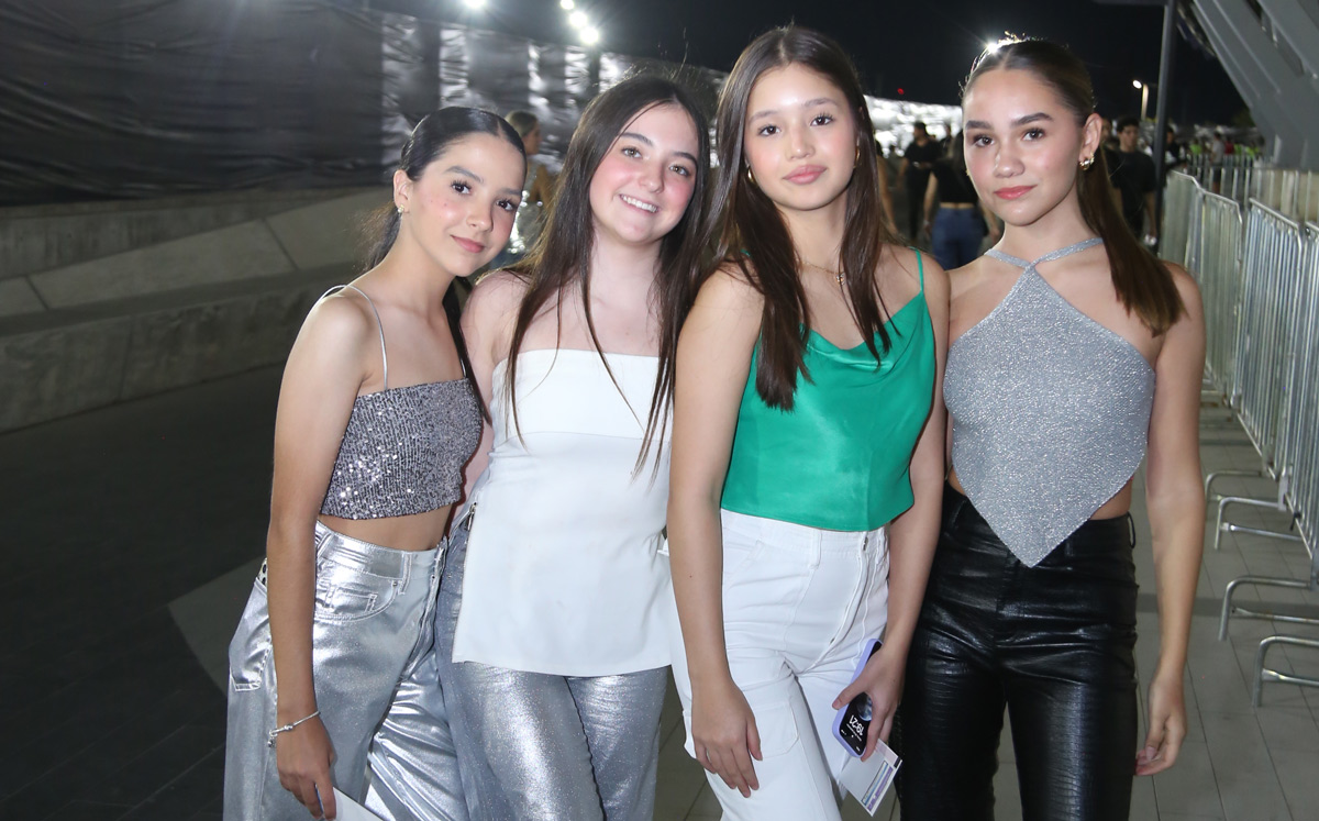 Regina Cavazos, Mariana Alanís, Fernanda Cantú y Fernanda Tamez / Foto: Roberto Alvarado