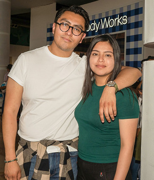 Alexis Reyes y Fernanda Hernández