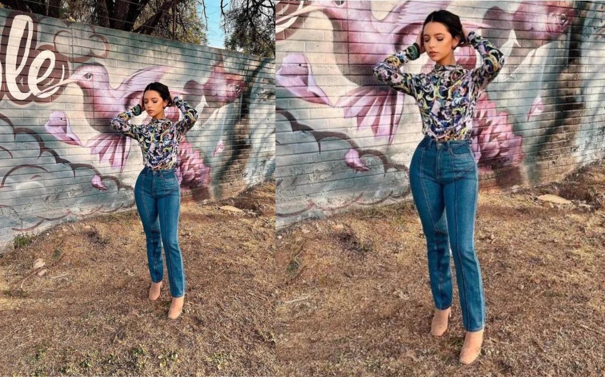 Ángela Aguilar tiene los jeans ajustados ideales para el otoño (Instagram)