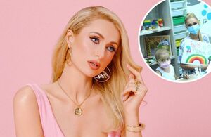 Así fue la visita de Paris Hilton a niños con cáncer en Guadalajara (Foto: Instagram/Twitter)