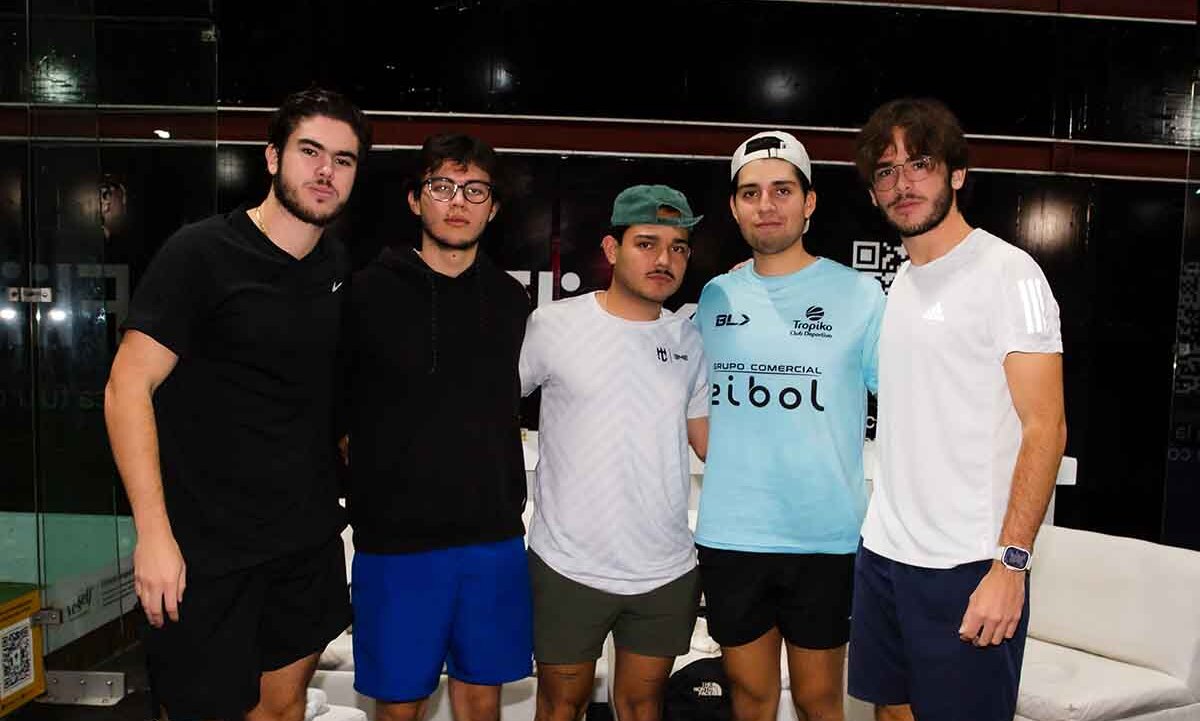 Eugenio Moran, Jose Barrios, Javier Sapien, Vicente Moran y Mario Lazcano