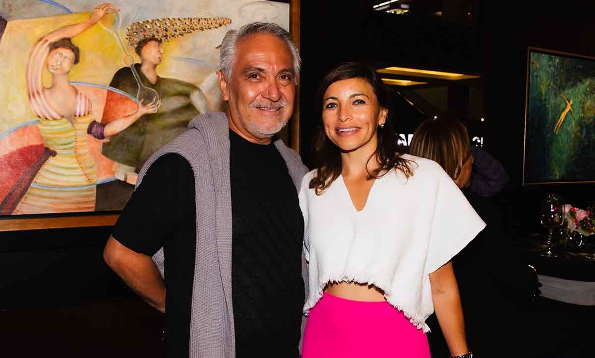 Juan Rosan y Adriana Estrada