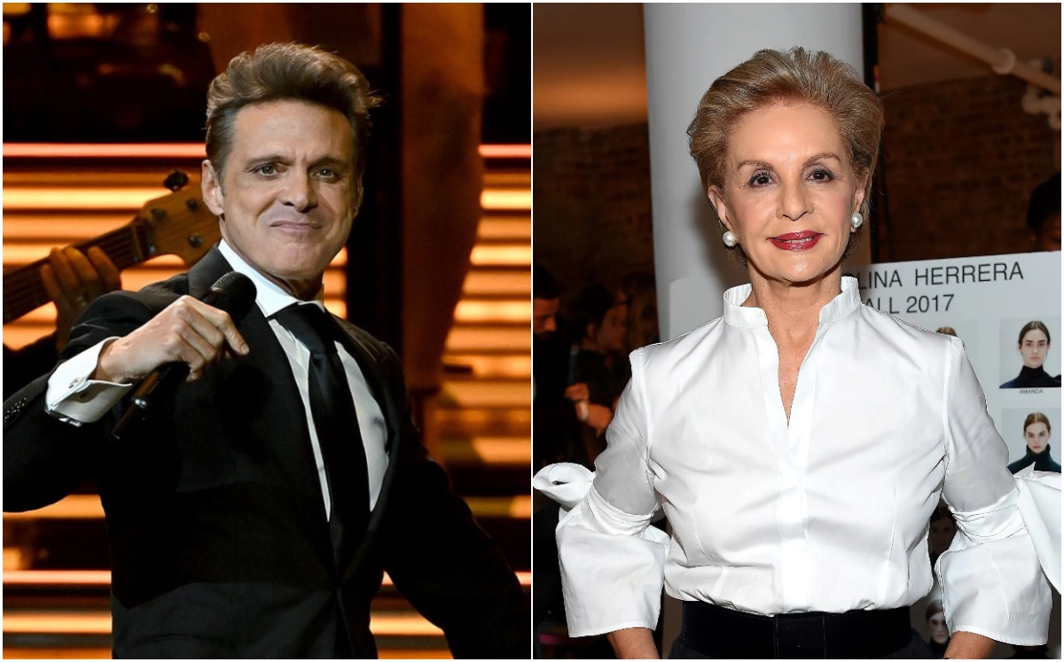 Luis Miguel le roba un beso a Carolina en pleno concierto (Foto: Twitter)