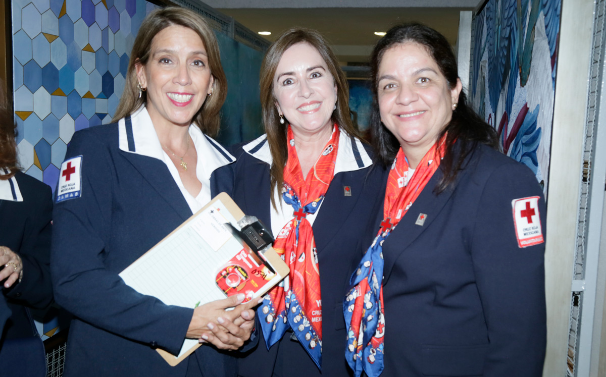 Alejandra Gutiérrez, Esther Wiliamson de Cedillo y Olympia López de Martínez / Foto: Omar Valdez