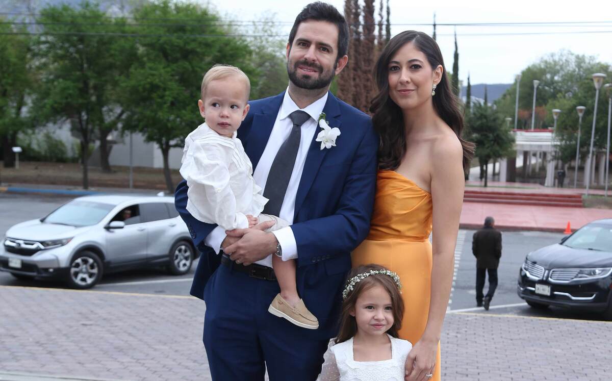 Alejandro González, Myriam Sauza, Nicolás González y María Fernanda González