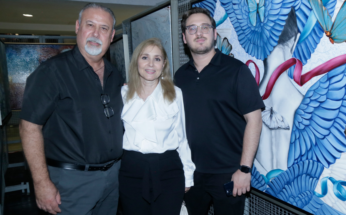 Arturo González, Judith Pérez de González y Mauricio González / Foto: Omar Valdez