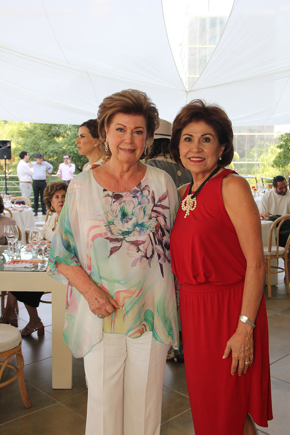 Elva Gallardo y Ana de Celis.