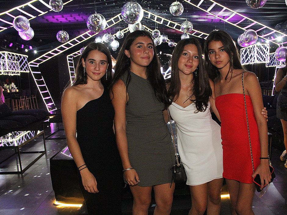 Inés Gálvez, Luciana Pimentel, Ximena Huerta e Ivanna Solís.