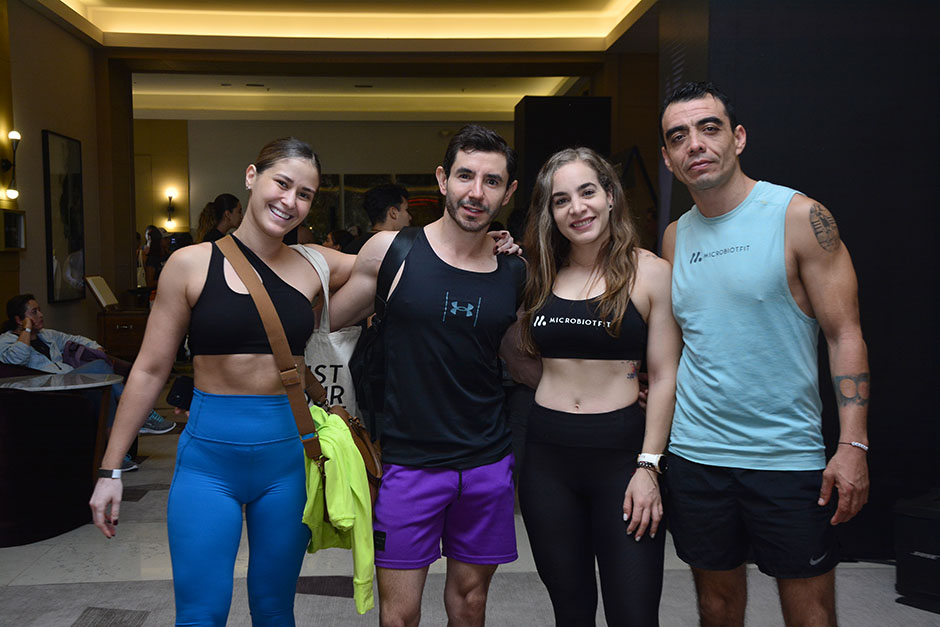 Lucía Sánchez, Carlos Guillermo Gálvez, Daniela Sainz y Luis Gallegos