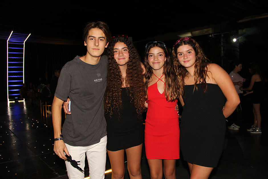 Matías Navarro, Valentina Leaño, Fernanda Laso y Emilia Rosas.