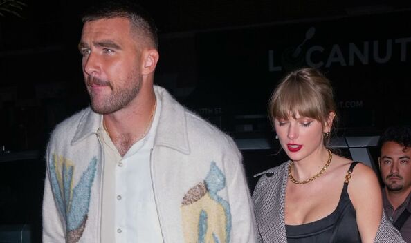 Taylor Swift y Travis Kelce confirman su relación en fiesta de SNL (Foto: Instagram)