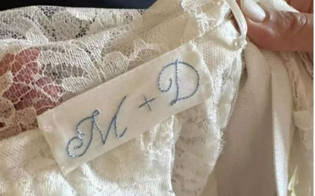 Michelle Salas oculta detalle en su vestido de novia; ¿cuál es? (Instagram)