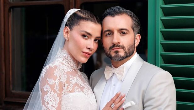 Esto reveló el lenguaje corporal de Michelle Salas en su boda (Foto: Instagram Vogue)