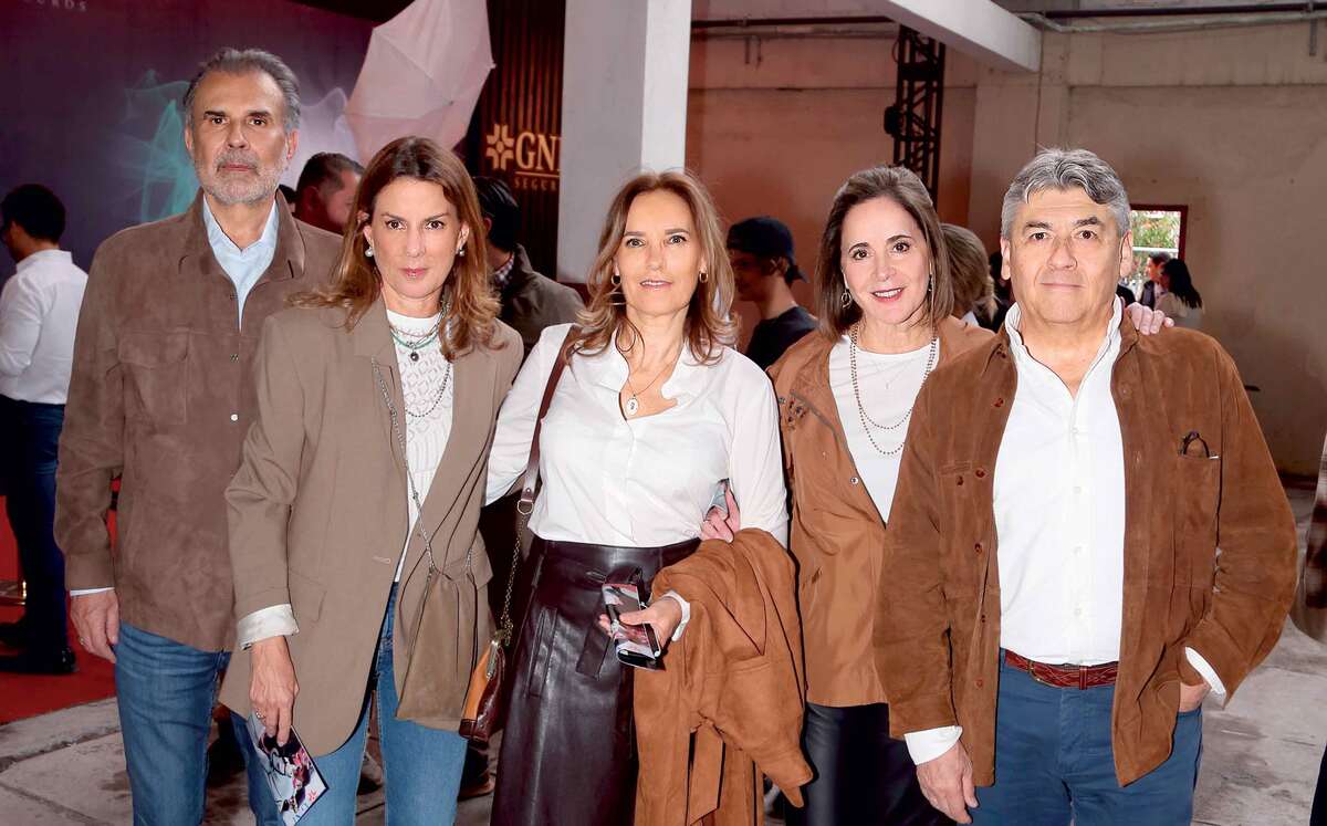 Abelardo Morales, Bárbara Garza, Miren Tardienta, Eva Garza y José Antonio Fernández