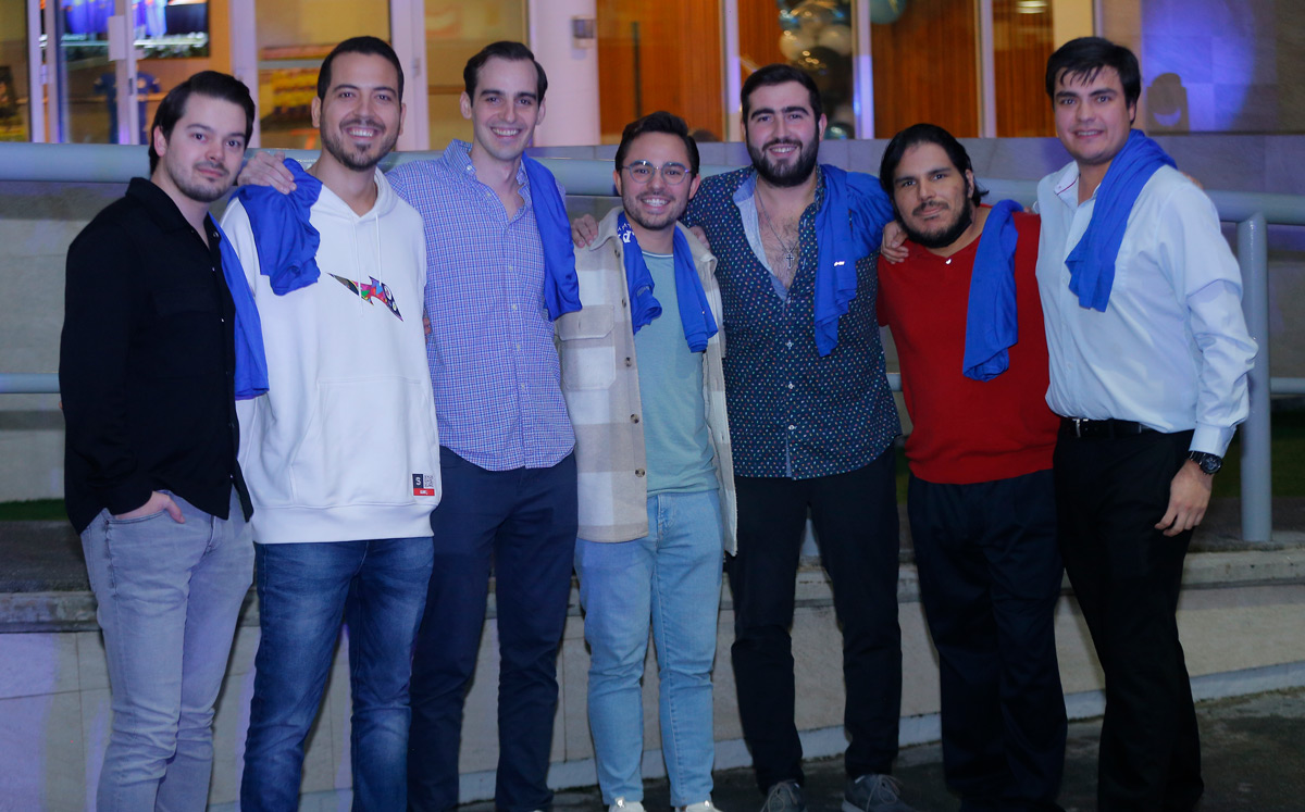 Alejandro López, Marcelo Meléndez, Federico Garza, Andrés Garza, Alfonso Ayala, Daniel Villarreal y Marcelo Colyer / Foto: Daniel Saldívar