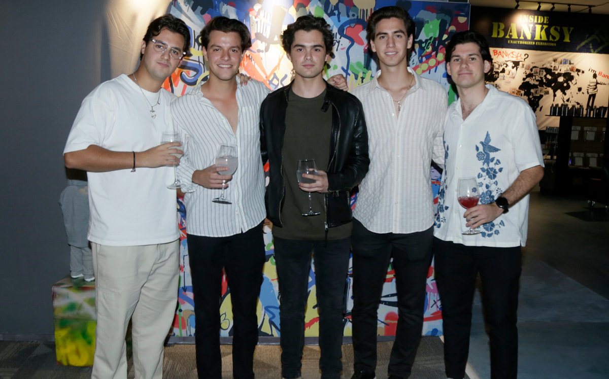 Eduardo González, Germán Sarmiento, Pedro García, Juan Pablo Hernández y Santiago Canales / Foto: Omar Valdez
