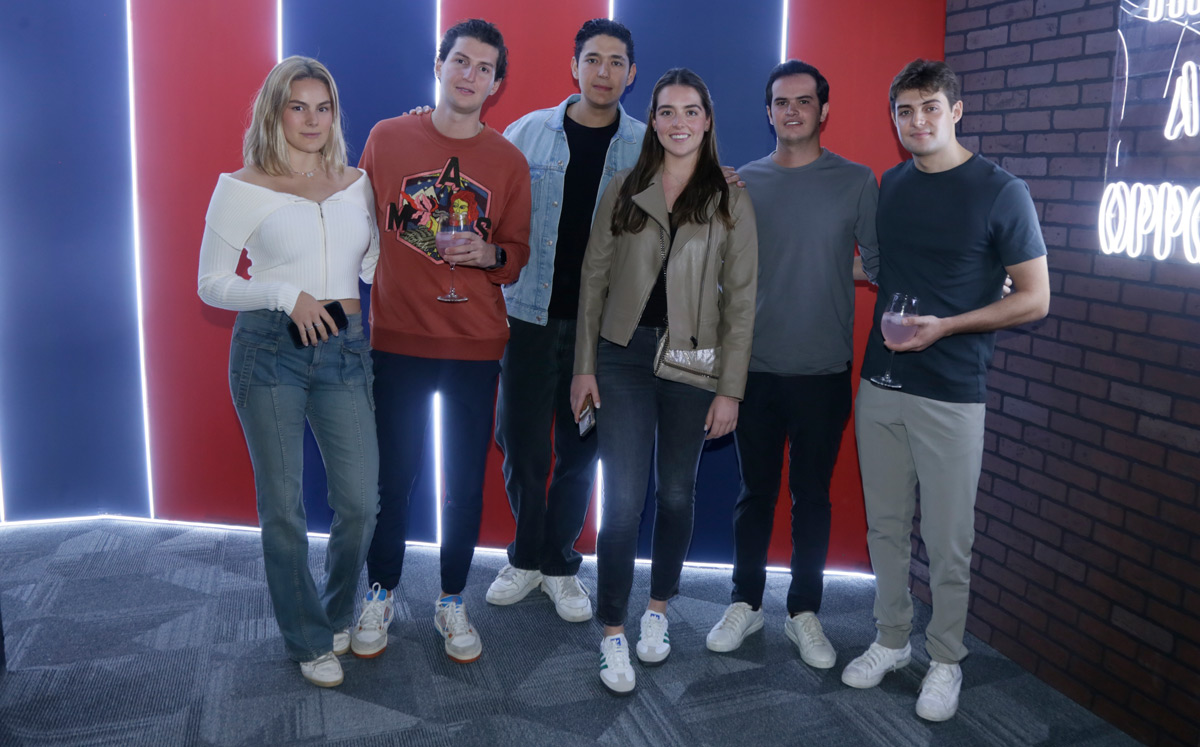 Sofía García, Diego Antillón, Raúl González, Ximena González, Pablo Castañeda y Santiago Guerra / Foto: Omar Valdez