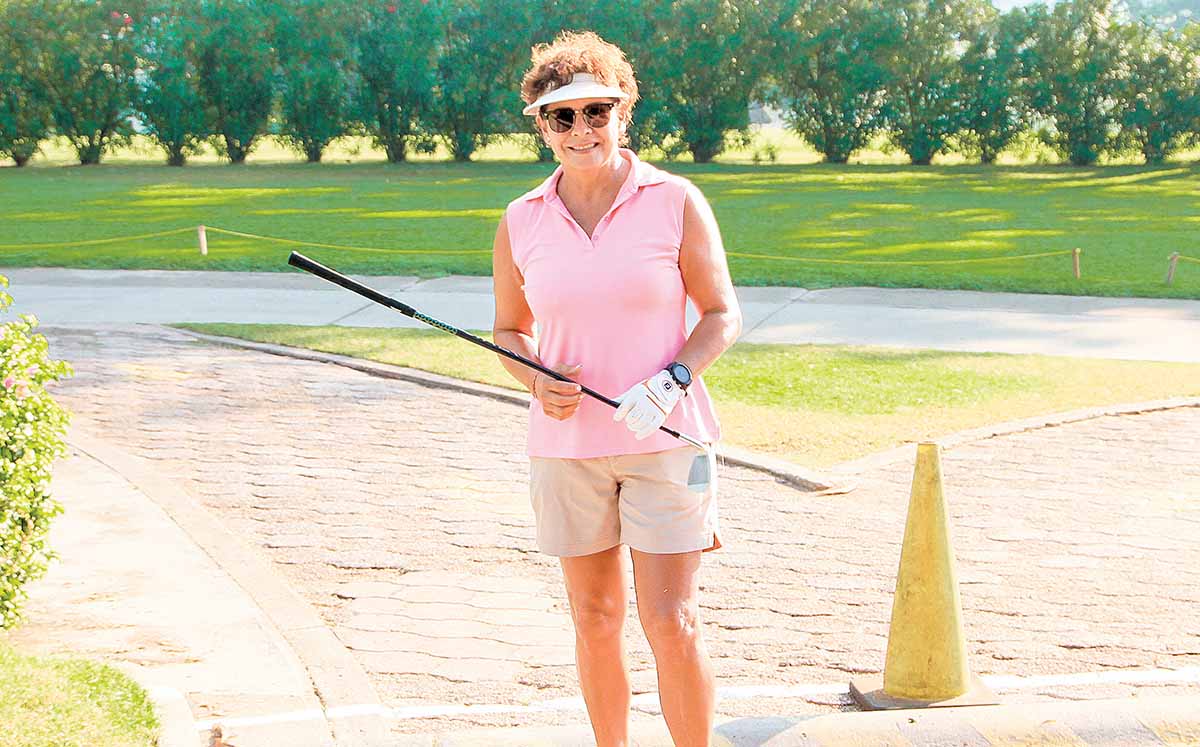 EVA CONTRERAS nos mostró sus mejores swings en el green