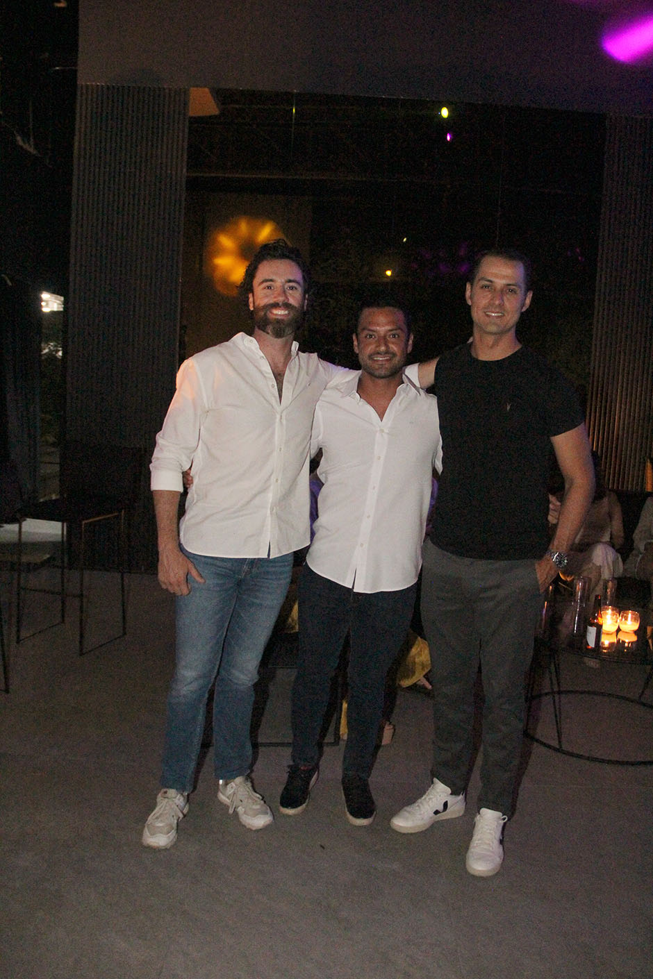 Juan José Arroyo, José Mora y Carlos Zazueta