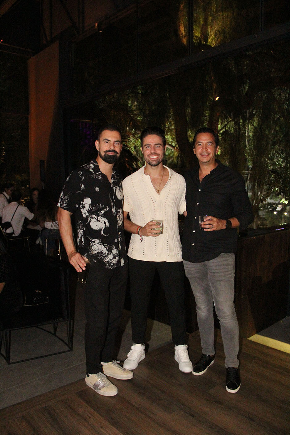 Nicolás Cabrera, Ramón García y Guillermo Vázquez.