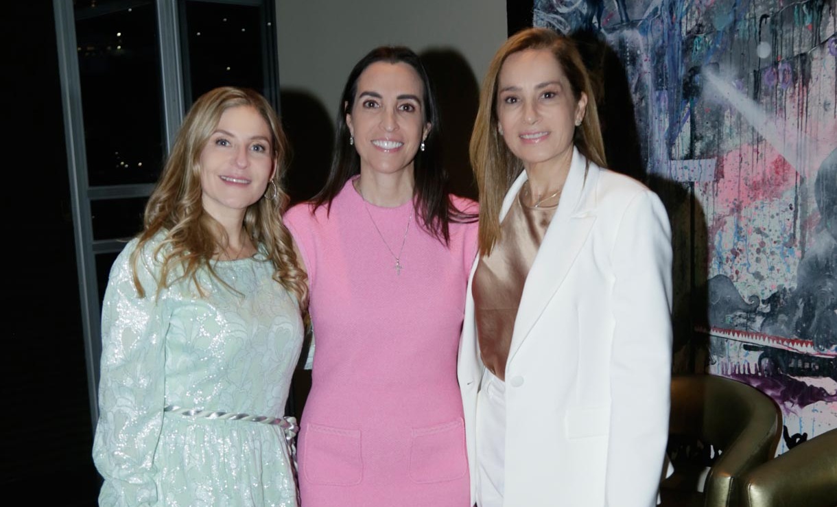 Érika Lankanau, Lucy Bueno de Maldonado e Ivonne Odriozola de Martínez