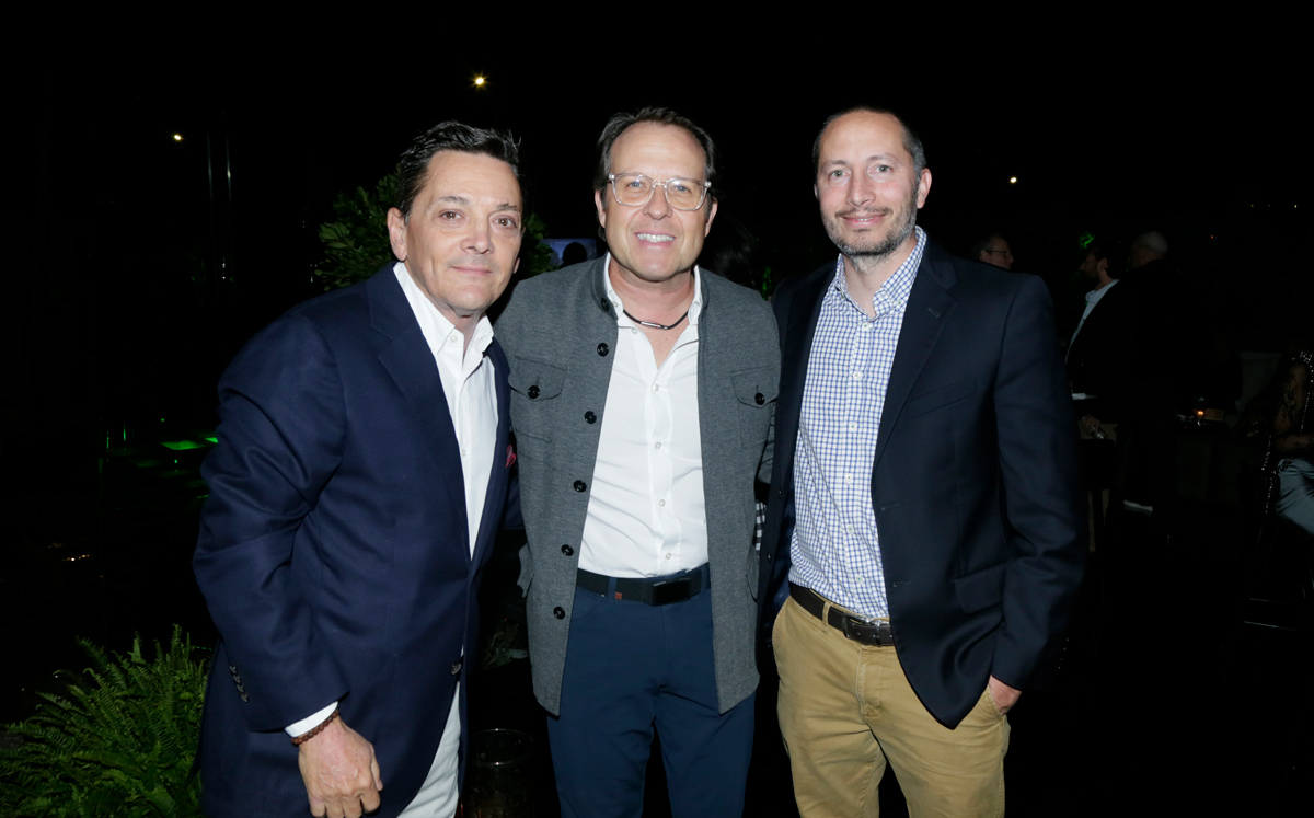 Eduardo Garza, Emilio Lozano y Juan Athie / Foto: Omar Valdez