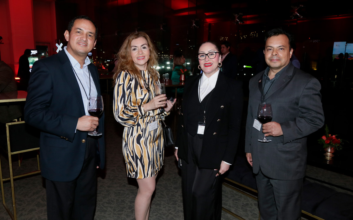 Enrique De la Peña, Jessenia Treviño, Mónica Jacome y Miguel Oropeza / Foto: Omar Valdez