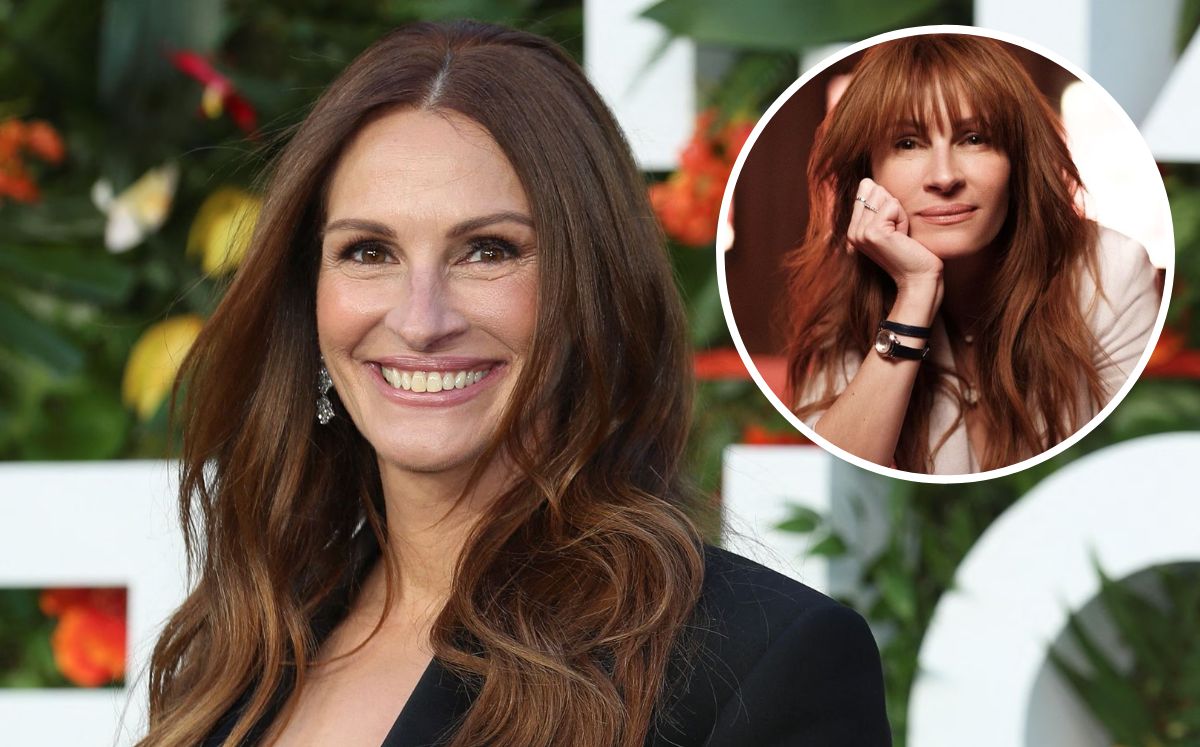 Así es el fleco de Julia Roberts que te quitará 10 años de encima (Foto: IG)