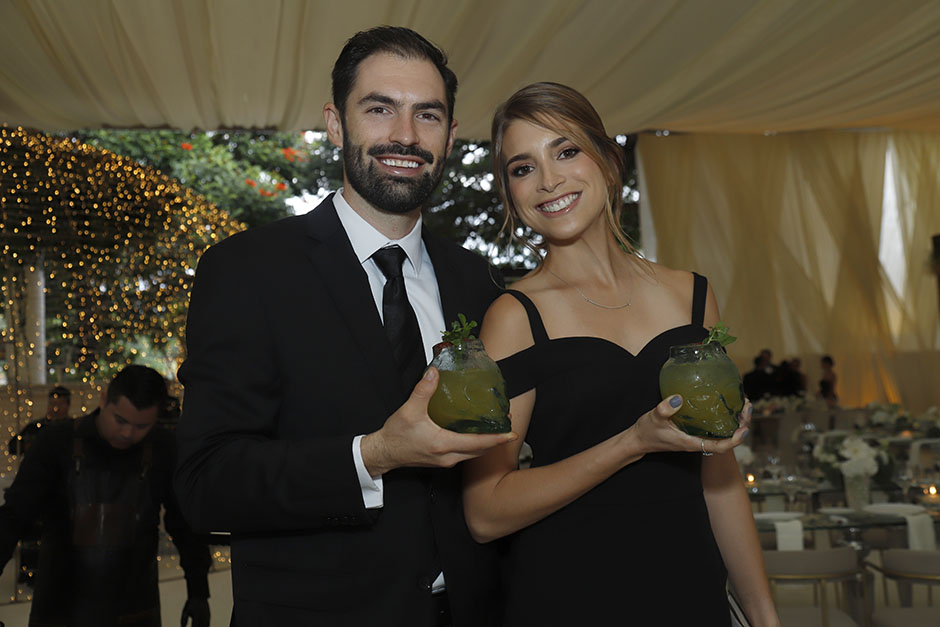 Jorge González y Andrea Cornejo